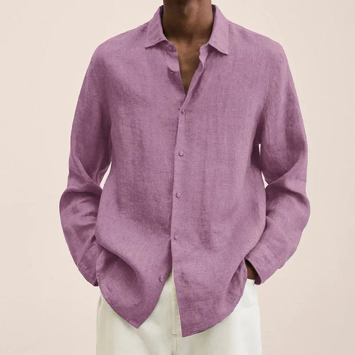 Linen Shirt Men&