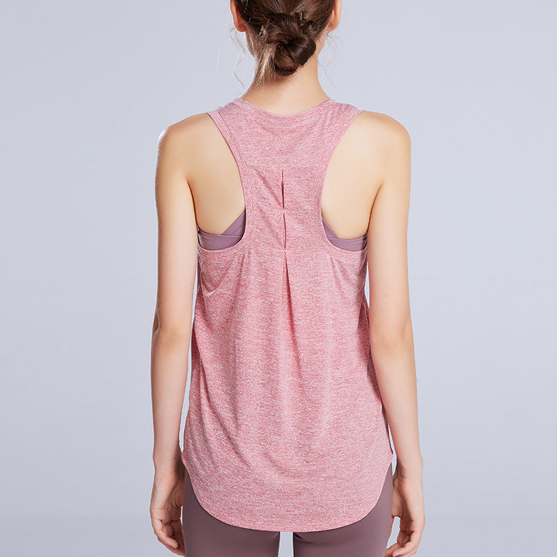 Women's Sleeveless Workout Vest – Slim I-Strap Fitness Top
