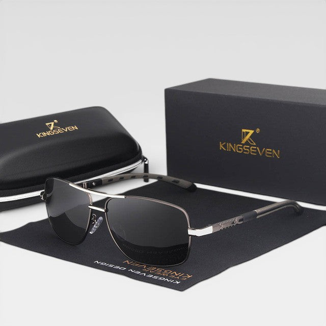 Men's Polarized Aviator Sunglasses | Lightweight Metal Frame