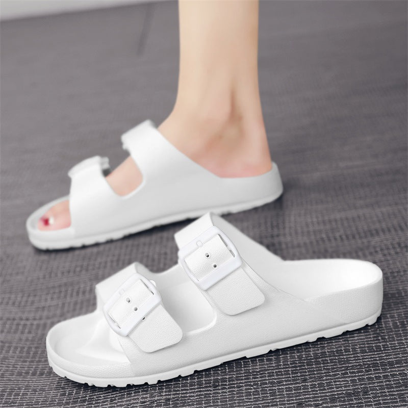Men's EVA Comfort Slides – Double Adjustable Buckle & Arch Support
