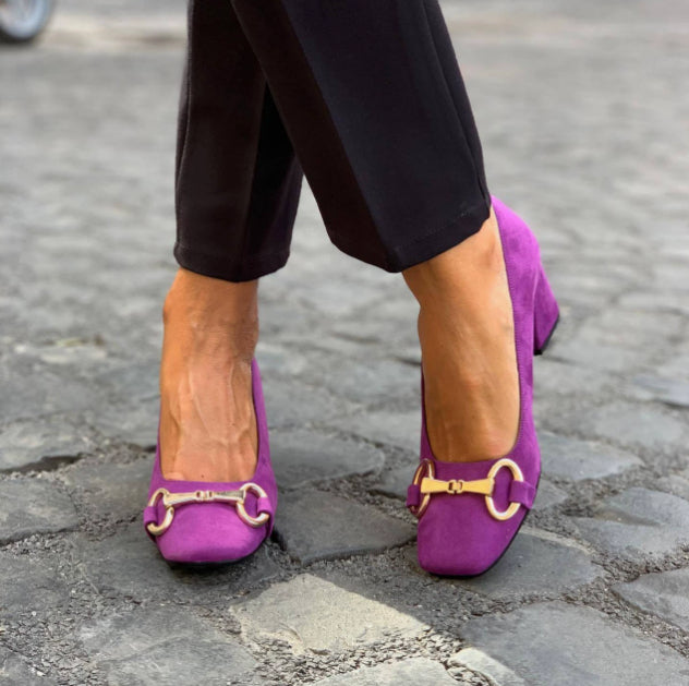 Horsebit Loafers for Women – Slip-On Flat Elegant Shoe