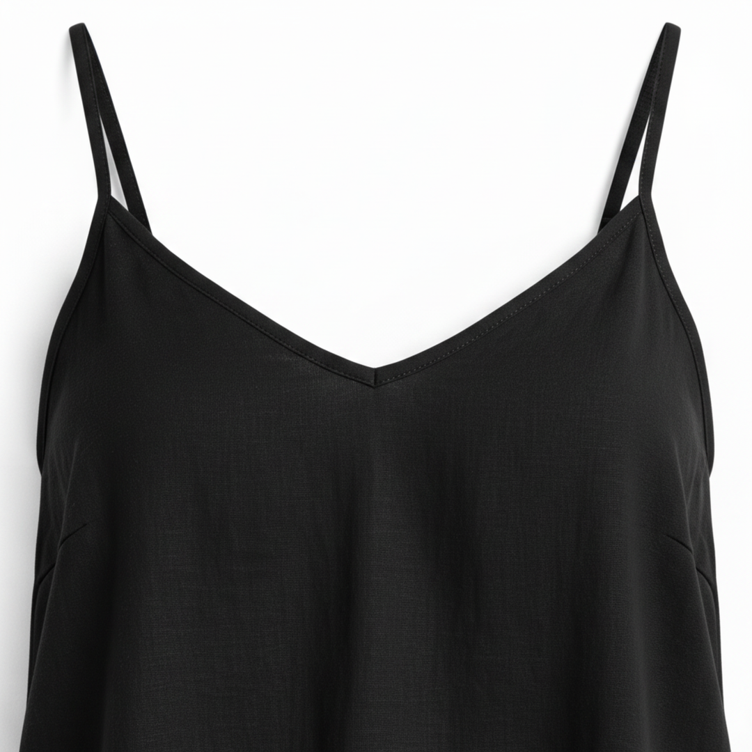 Women's Linen Spaghetti Strap Tank Top | Relaxed Loose Fit