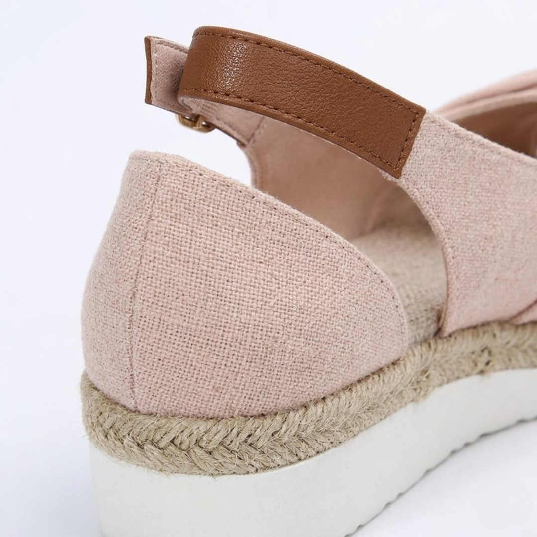 Women's Wedge Sandals – Adjustable Strap & Arch Support