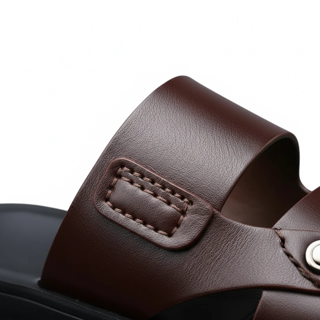 Men's Double-Strap Sandals – Adjustable Fit & Buckles