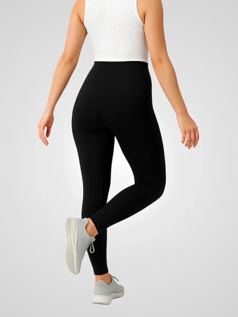Maternity Yoga Leggings – High-Waist Ankle-Length Bump Support