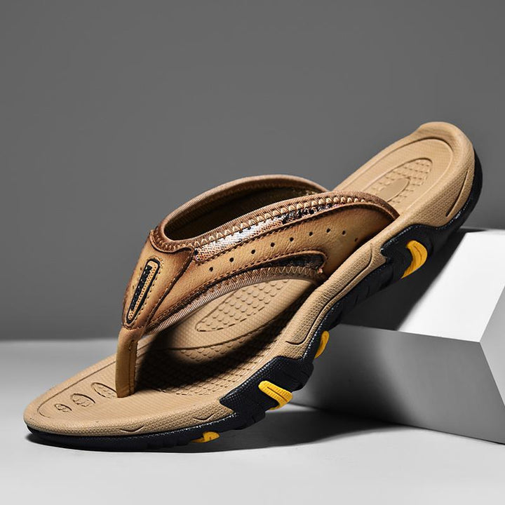 Men's Flip Flops with Arch Support – Cushioned Non-Slip Lightweight