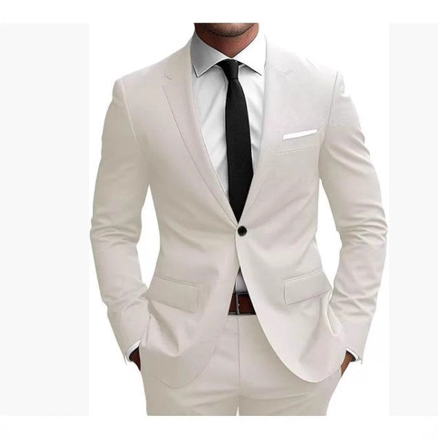 Men's Linen Blazer – Slim Fit Smart Casual Summer Style