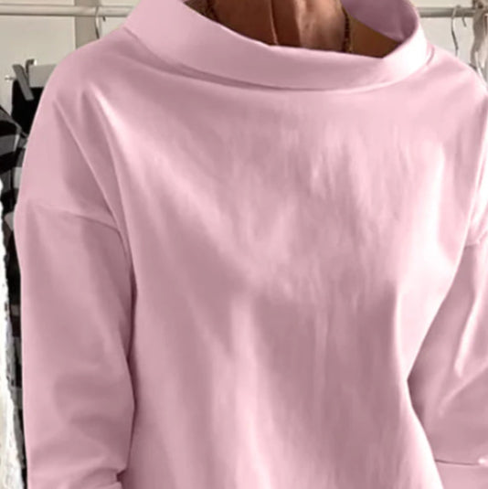 Floral Blouse Women – Oversized Wide Sleeve Relaxed Fit Top
