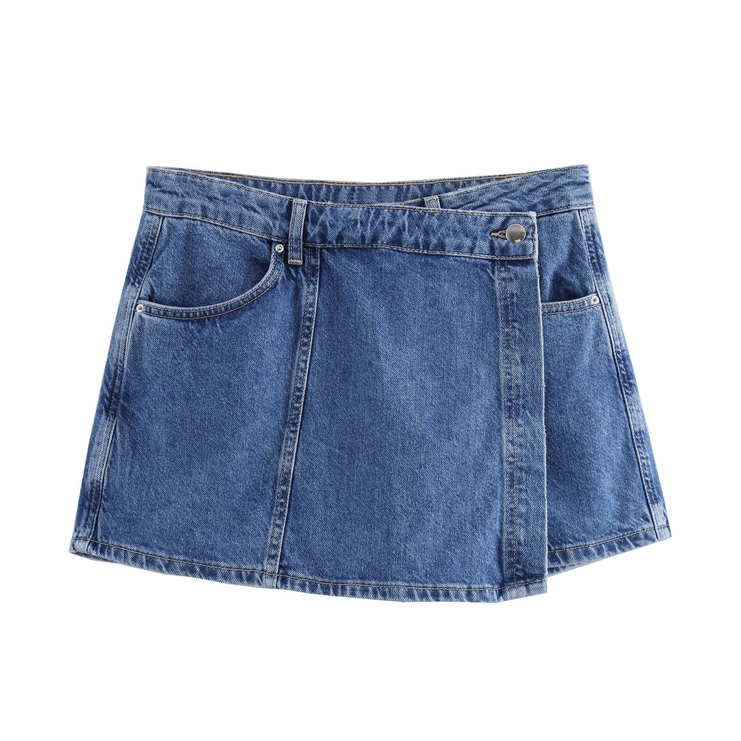 Women's Two Piece Skort Set – Asymmetric Structured Co-Ord