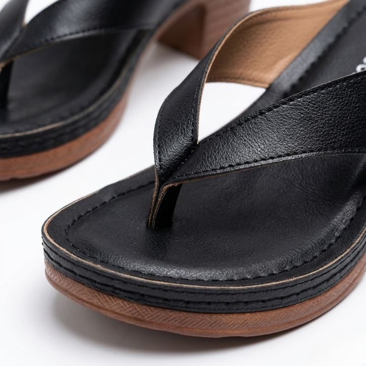 Low Heel Sandals for Women – Open Strap Lightweight Comfort