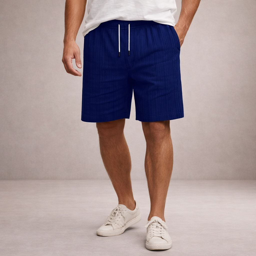 Men's Linen Summer Shorts – Relaxed Fit Drawstring Waist