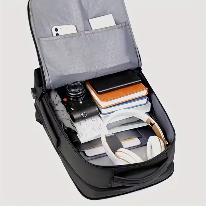 Backpack with USB Charging Port – Multi-Compartment Mens Bag