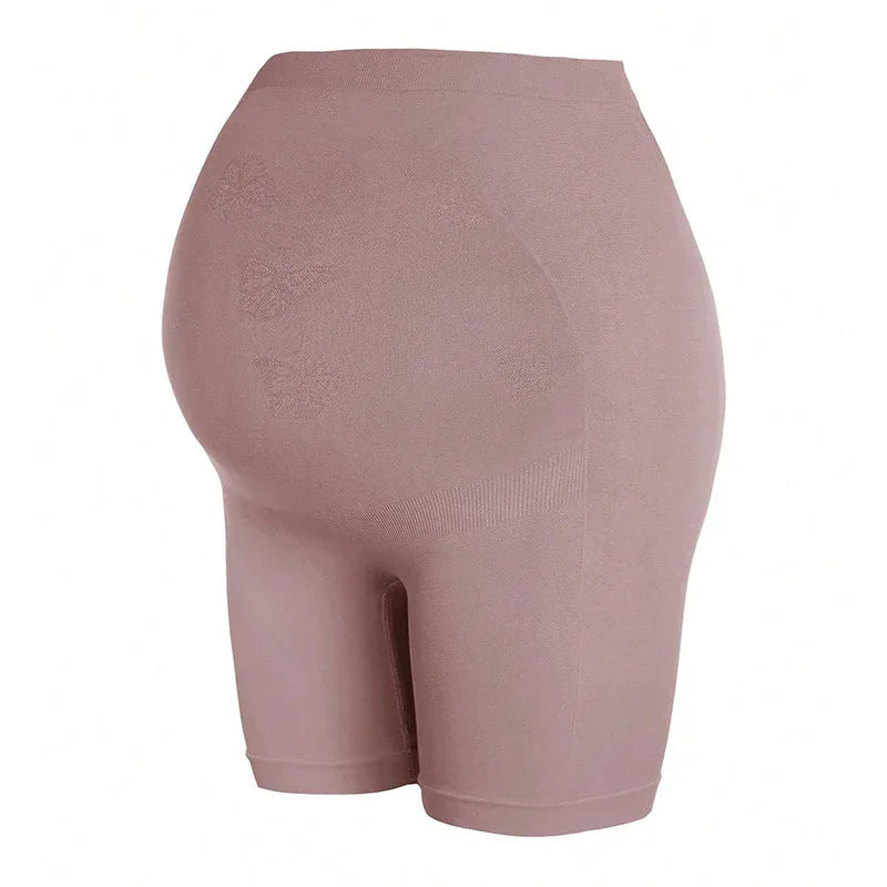 Maternity Shorts – High-Waist Bump Support Mid-Thigh Stretch