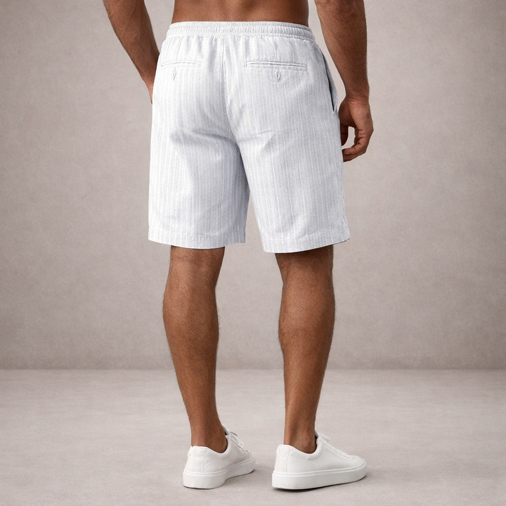 Men's Linen Summer Shorts – Relaxed Fit Drawstring Waist