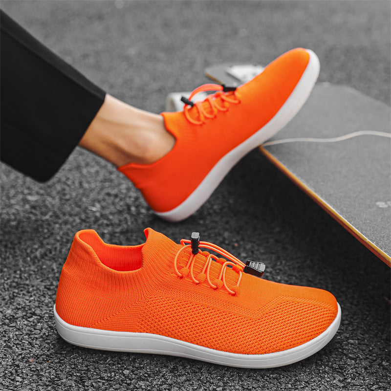 Barefoot Knit Sneakers Women – Toggle Lace Low Top Sock Fit