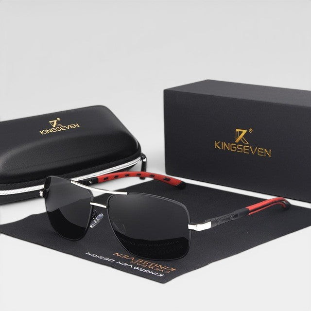 Men's Polarized Aviator Sunglasses | Lightweight Metal Frame
