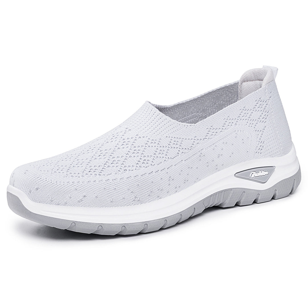 Women's Mesh Slip-On Flats – Lightweight Soft-Sole Design