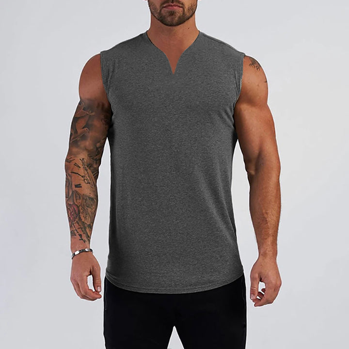 Men's Training Vest – Sleeveless V-Neck Lightweight Active Fit