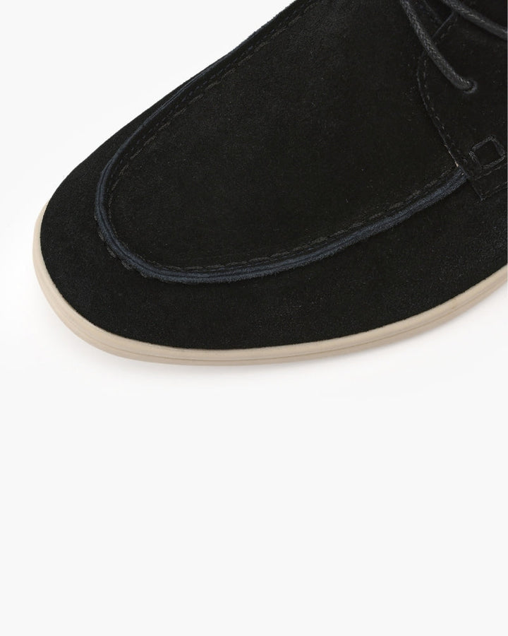 Men's Premium Suede Lace-Up Shoes – Lightweight Cushioned Dress Shoe