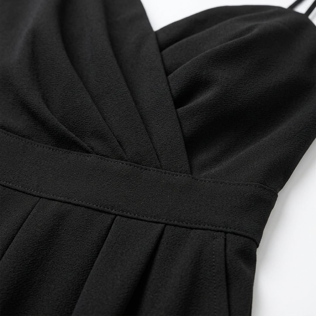 Wide-Leg Jumpsuit Women – High Waist & Sweetheart Neckline