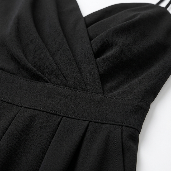 Wide-Leg Jumpsuit Women – High Waist & Sweetheart Neckline