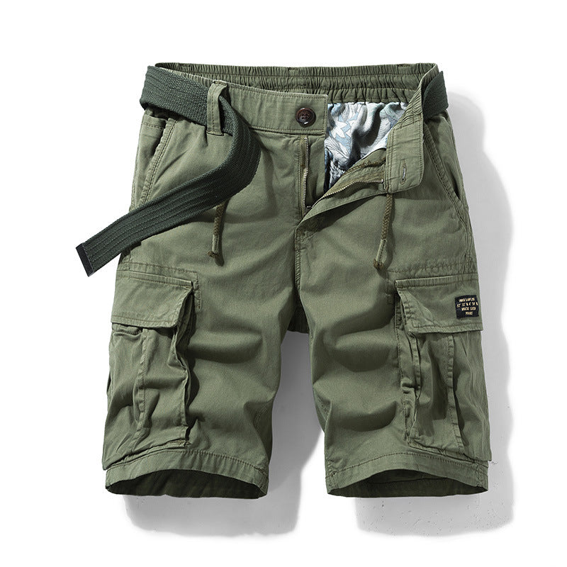 Men's Cotton Cargo Shorts – Relaxed Fit Multi-Pocket