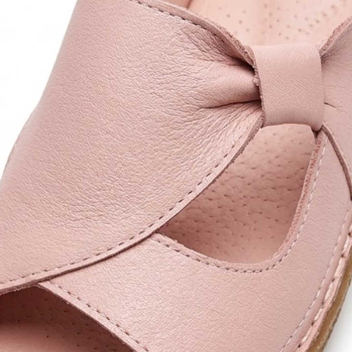 Women's Lightweight Flat Sandals – Slip-On Rubber Outsole