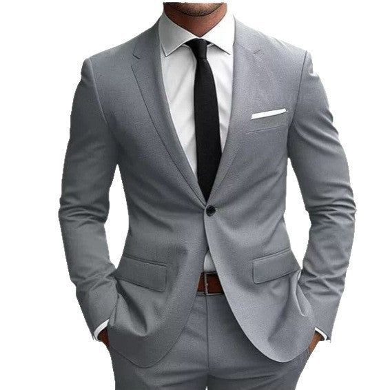 Men's Linen Blazer – Slim Fit Smart Casual Summer Style