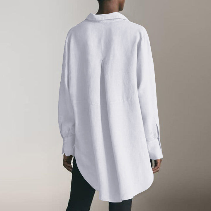 Oversized Blouse Dress – Relaxed Fit Minimalist Style