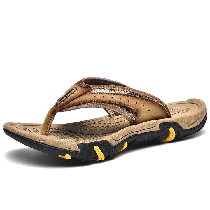 Men's Flip Flops with Arch Support – Cushioned Non-Slip Lightweight