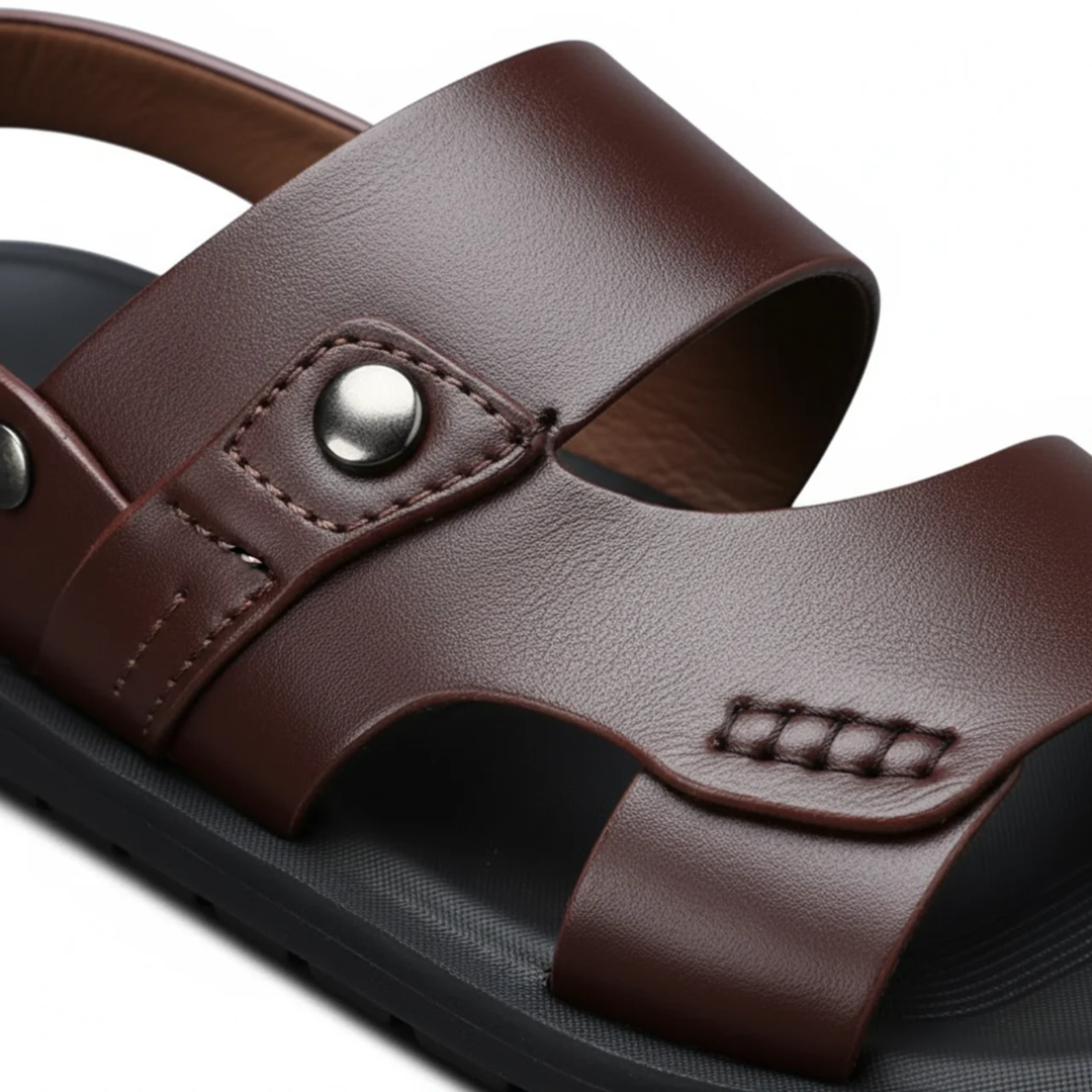 Men's Double-Strap Sandals – Adjustable Fit & Buckles