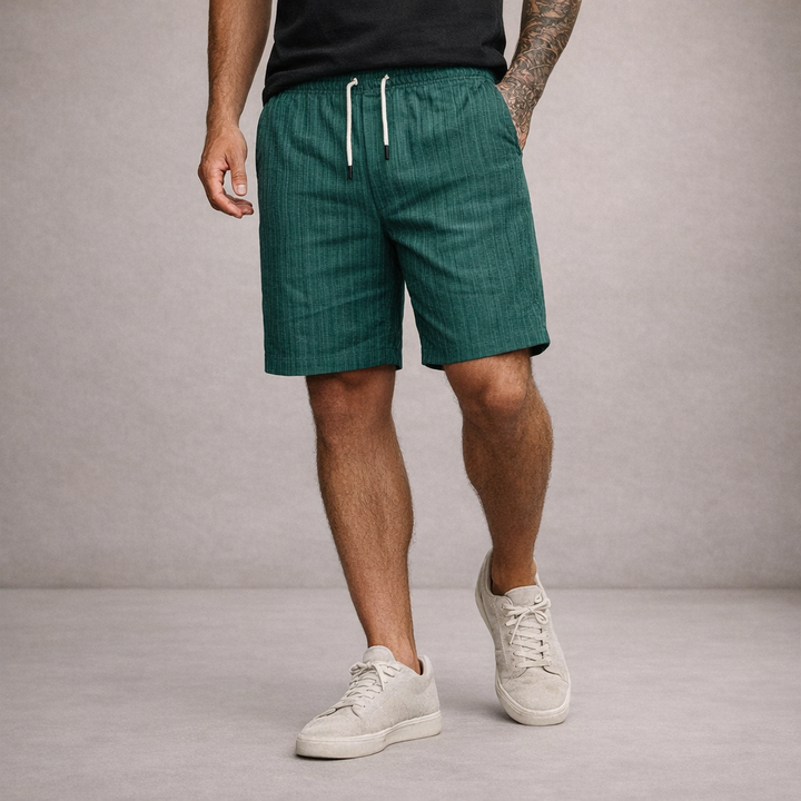 Men's Linen Summer Shorts – Relaxed Fit Drawstring Waist