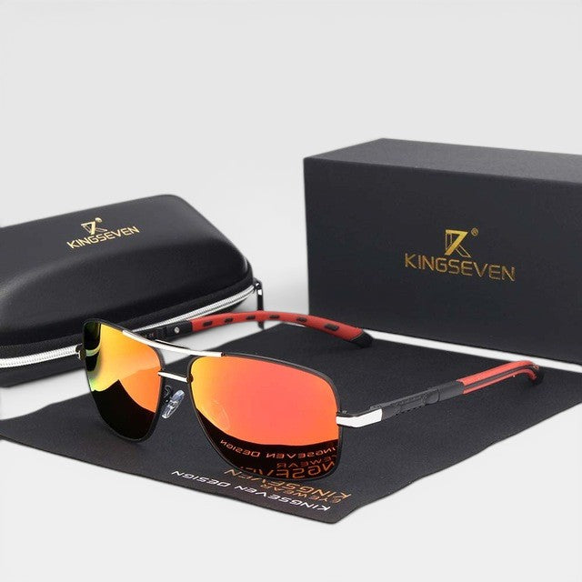 Men's Polarized Aviator Sunglasses | Lightweight Metal Frame