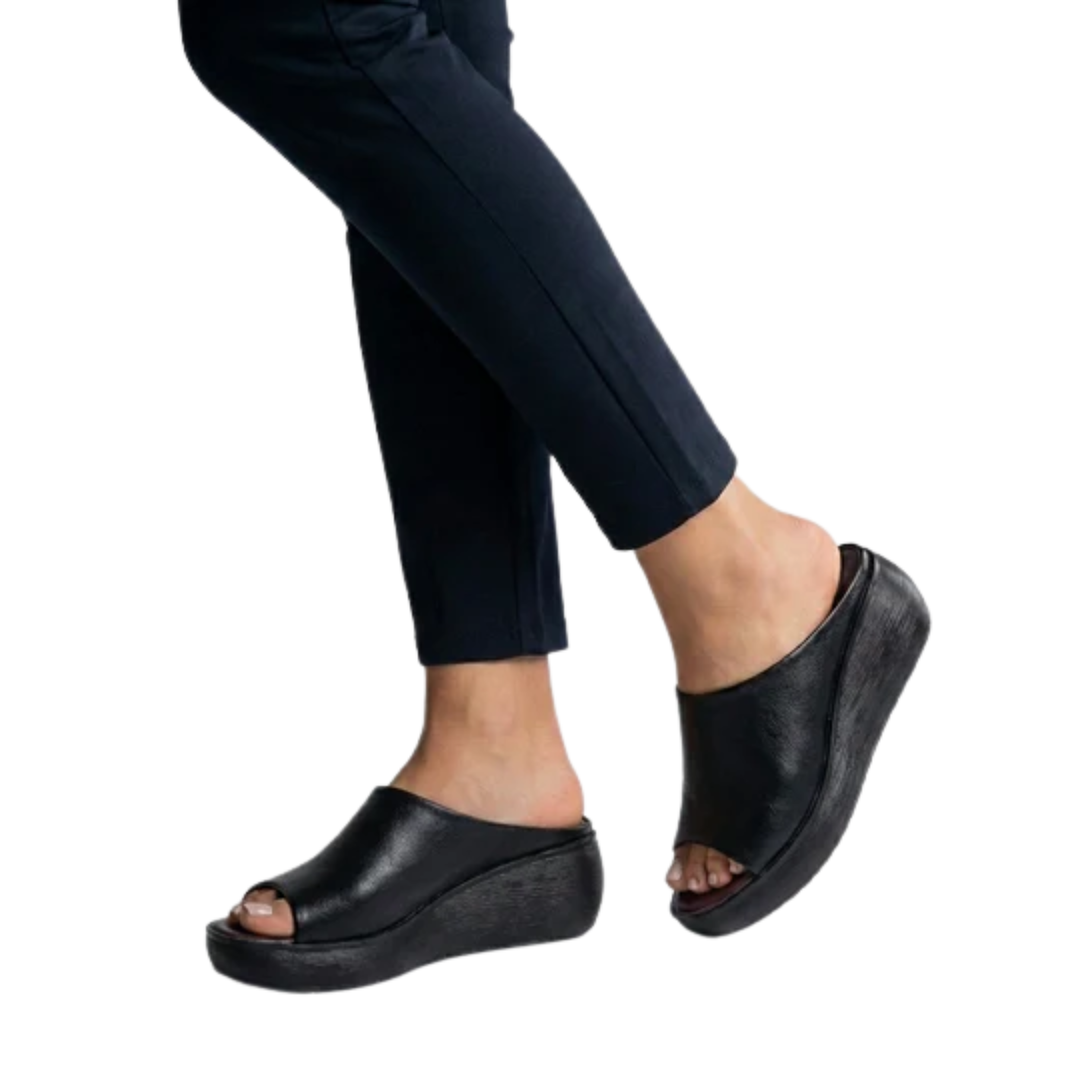 Women's Platform Wedge Sandals – Open Toe Elevated Sole