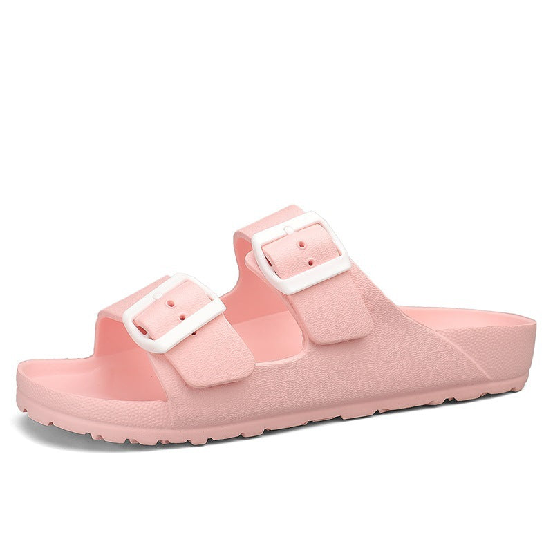 Women's Slide Sandals – EVA Arch Support & Dual Adjustable Buckle