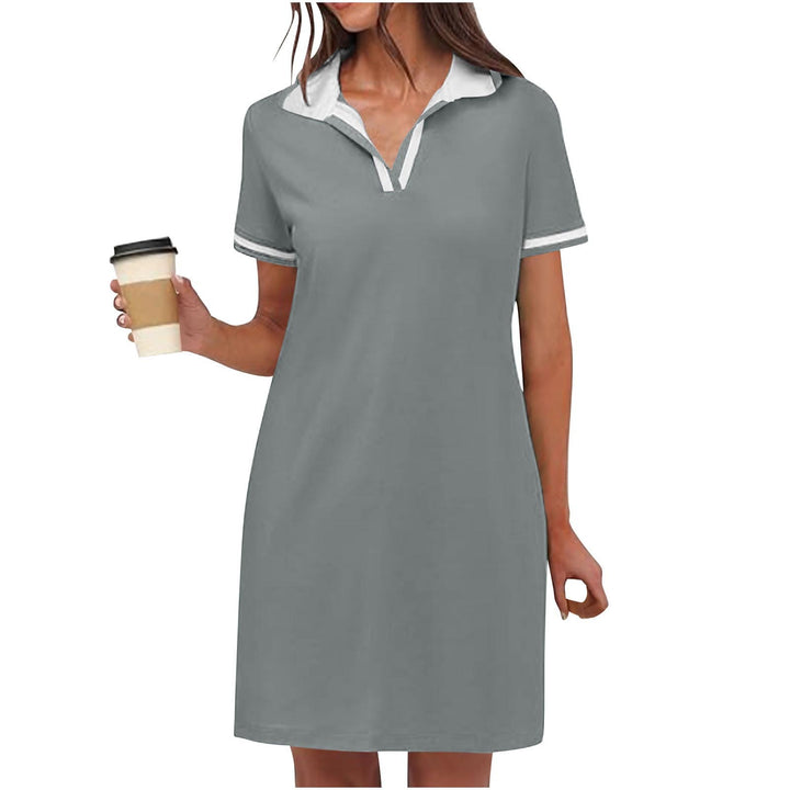 Polo Dress Women – Relaxed Fit, Sport-Chic Collar & Pockets