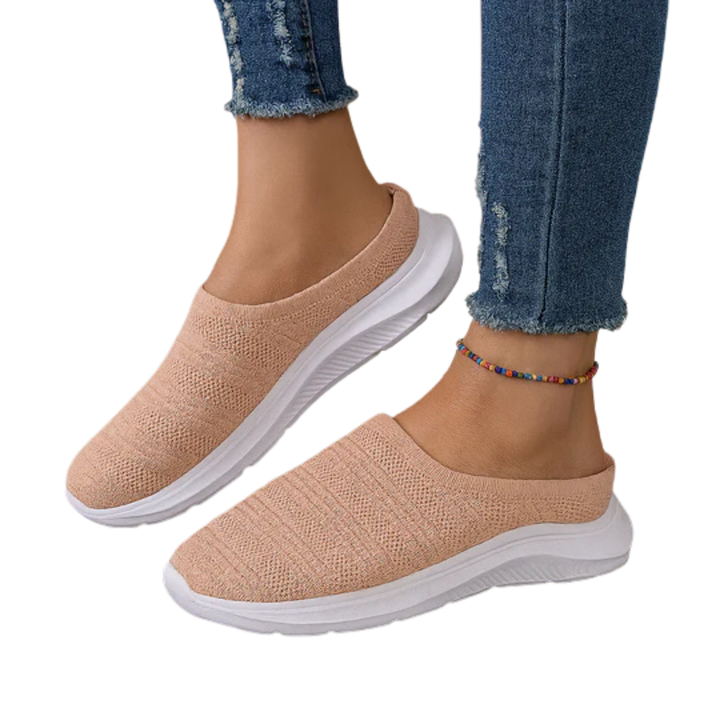 Women's Slip-On Sneakers – Breathable Mesh & Ergonomic Design