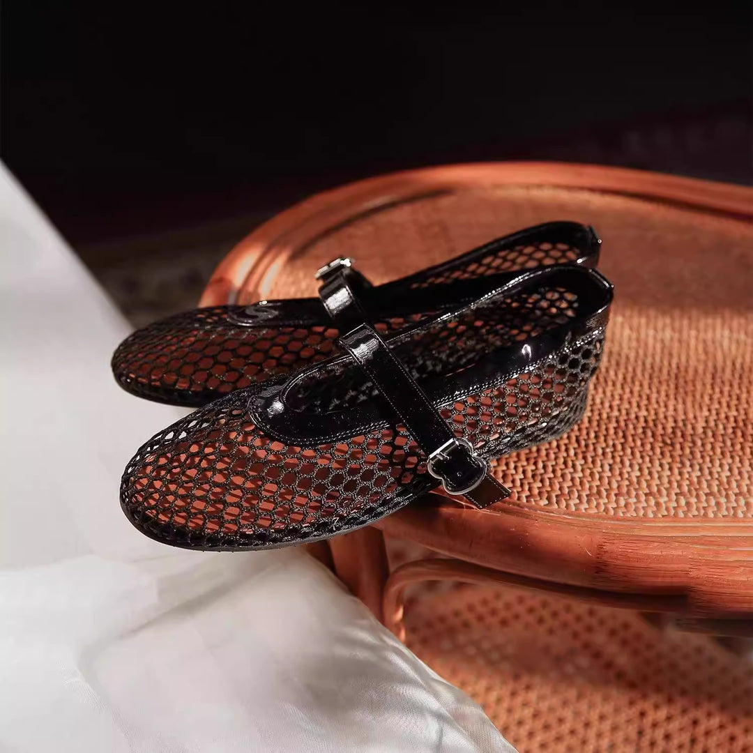 Women's Dress Pumps – Mesh Hollow-Out Breathable Heels