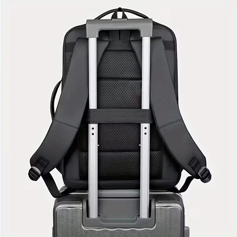 Backpack with USB Charging Port – Multi-Compartment Mens Bag