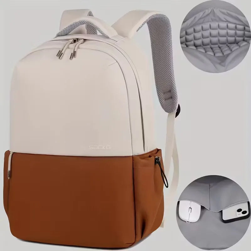 Unisex Backpack – Two-Tone Mesh-Padded Straps