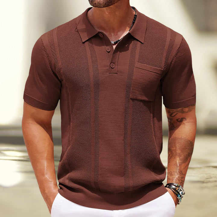 Men's Polo Shirt – Classic Short Sleeve Smart Casual Top