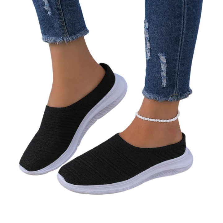 Women's Slip-On Sneakers – Breathable Mesh & Ergonomic Design