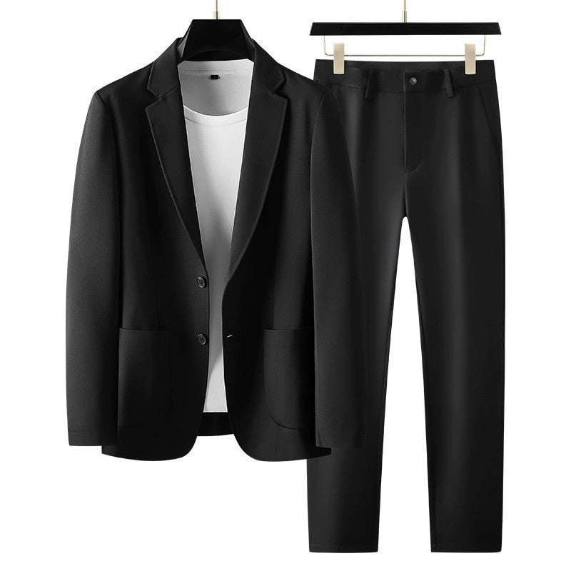 Men's Slim Fit Blazer & Trouser Set – Tailored Two-Piece Suit