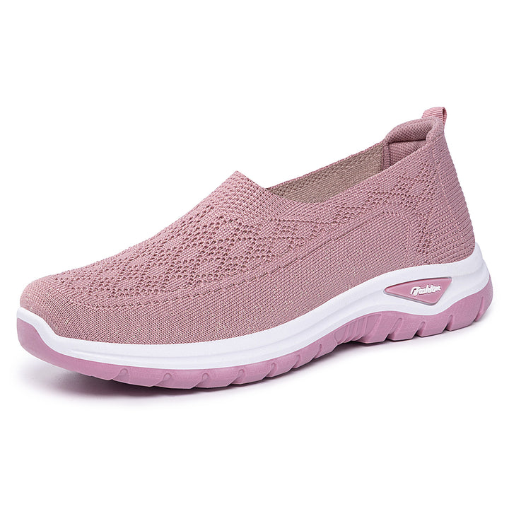 Women's Mesh Slip-On Flats – Lightweight Soft-Sole Design