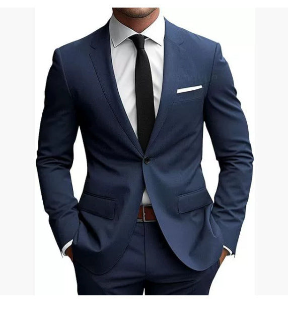 Men's Linen Blazer – Slim Fit Smart Casual Summer Style