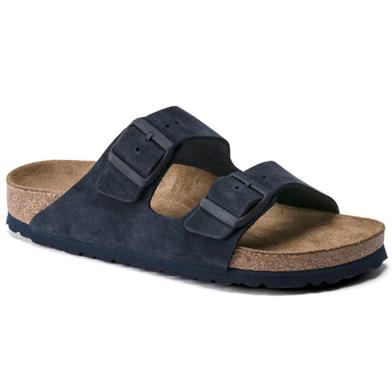 Cork Footbed Sandals for Men – Double Adjustable Buckle