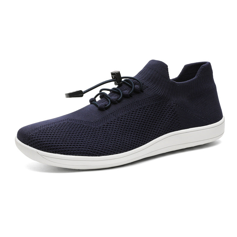 Barefoot Knit Sneakers Women – Toggle Lace Low Top Sock Fit