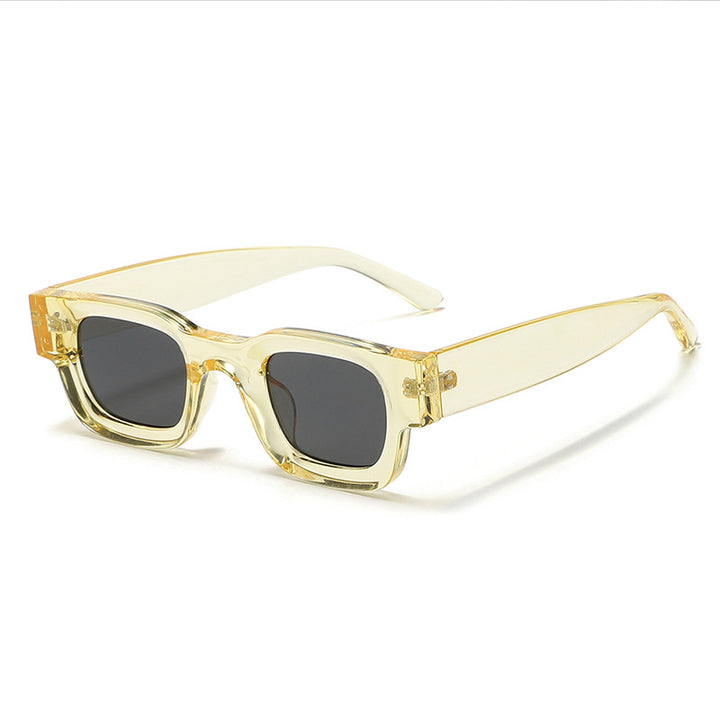 Men's Retro Small Frame Sunglasses – PC Frame AC Lens UV400 Protection
