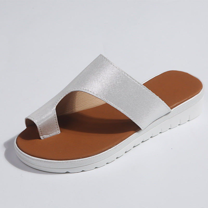 Women's Flat Sandals – Cushioned Sole & Non-Slip Comfort