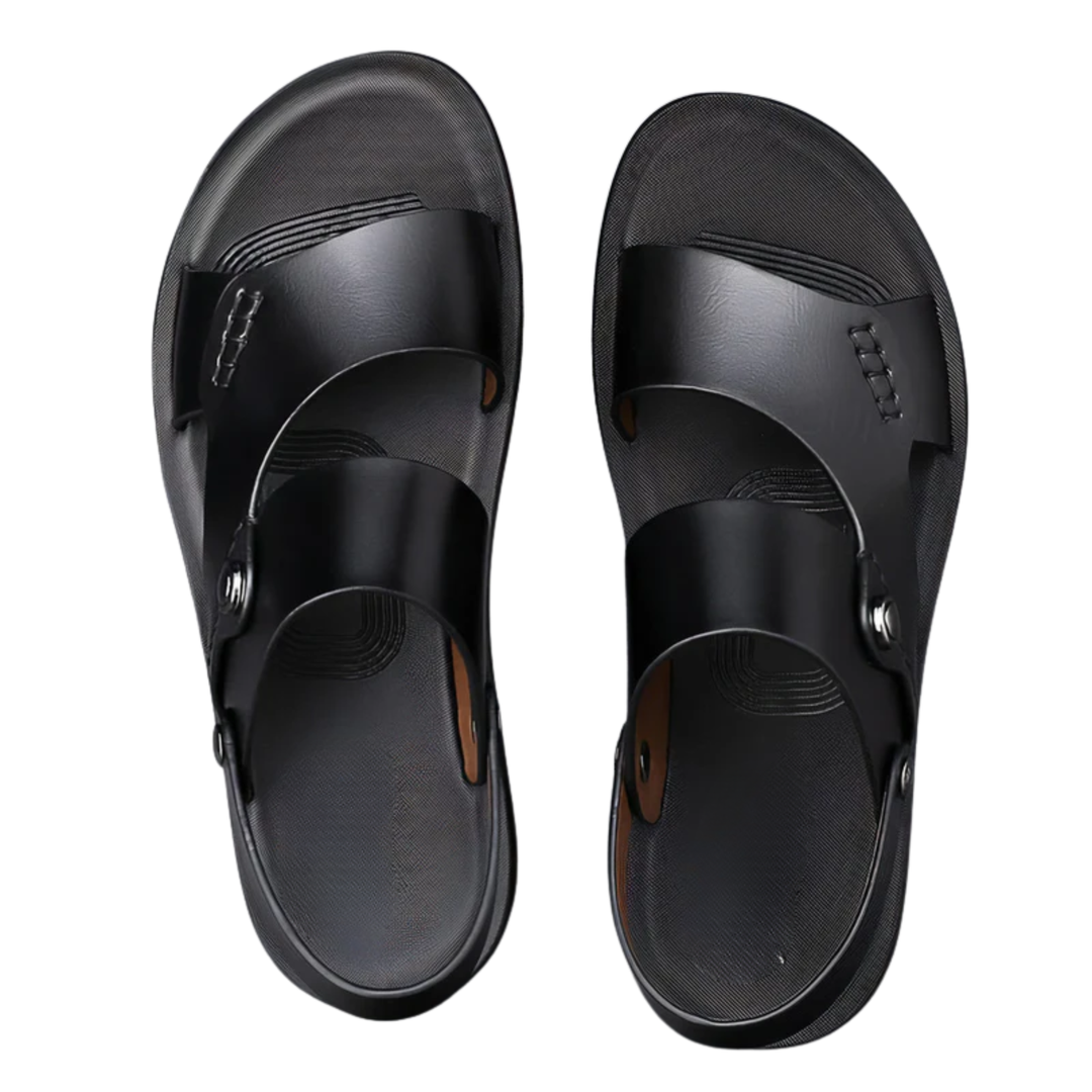Men's Double-Strap Sandals – Adjustable Fit & Buckles